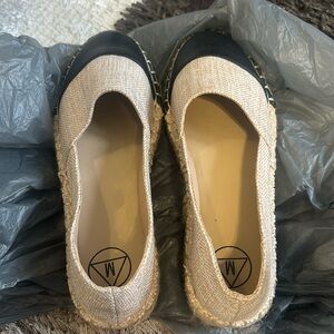 Worn once. Size 6 shoes. Loafers or flat shoes